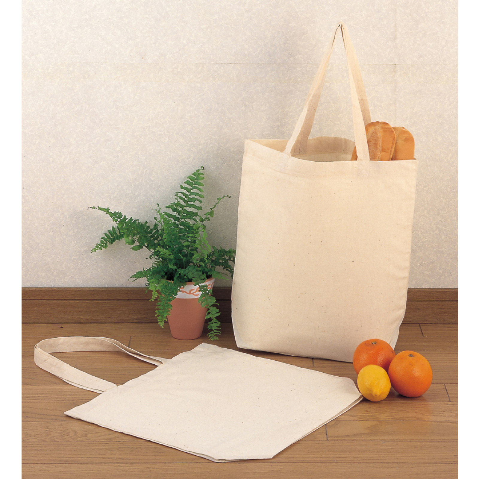 バッグ・袋 / エコバッグマチ付(36×37×マチ11cm) 生成り 単品 71509