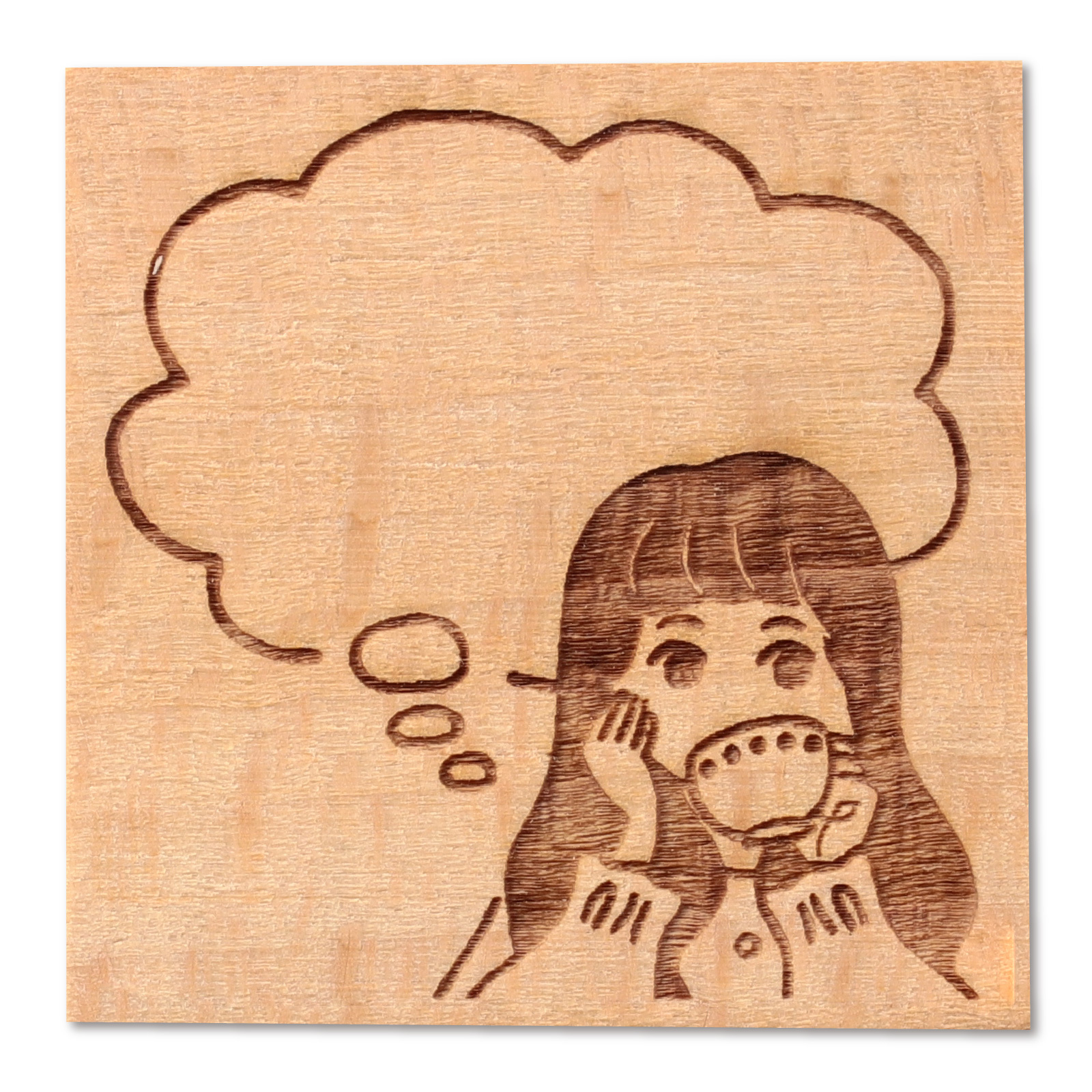 文具 / 木柄スタンプ30 ガールズライフ コーヒーブレイク 単品 74753