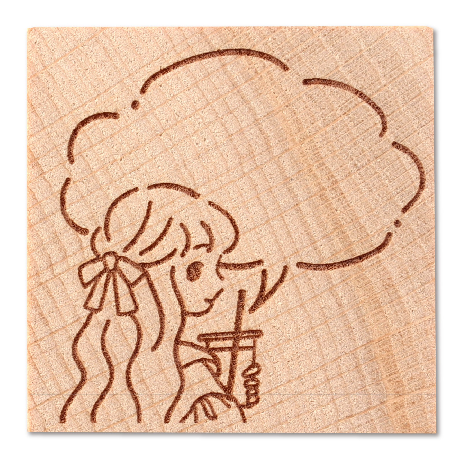 文具 / 木柄スタンプ30 ガールズライフ 休日 単品 74754