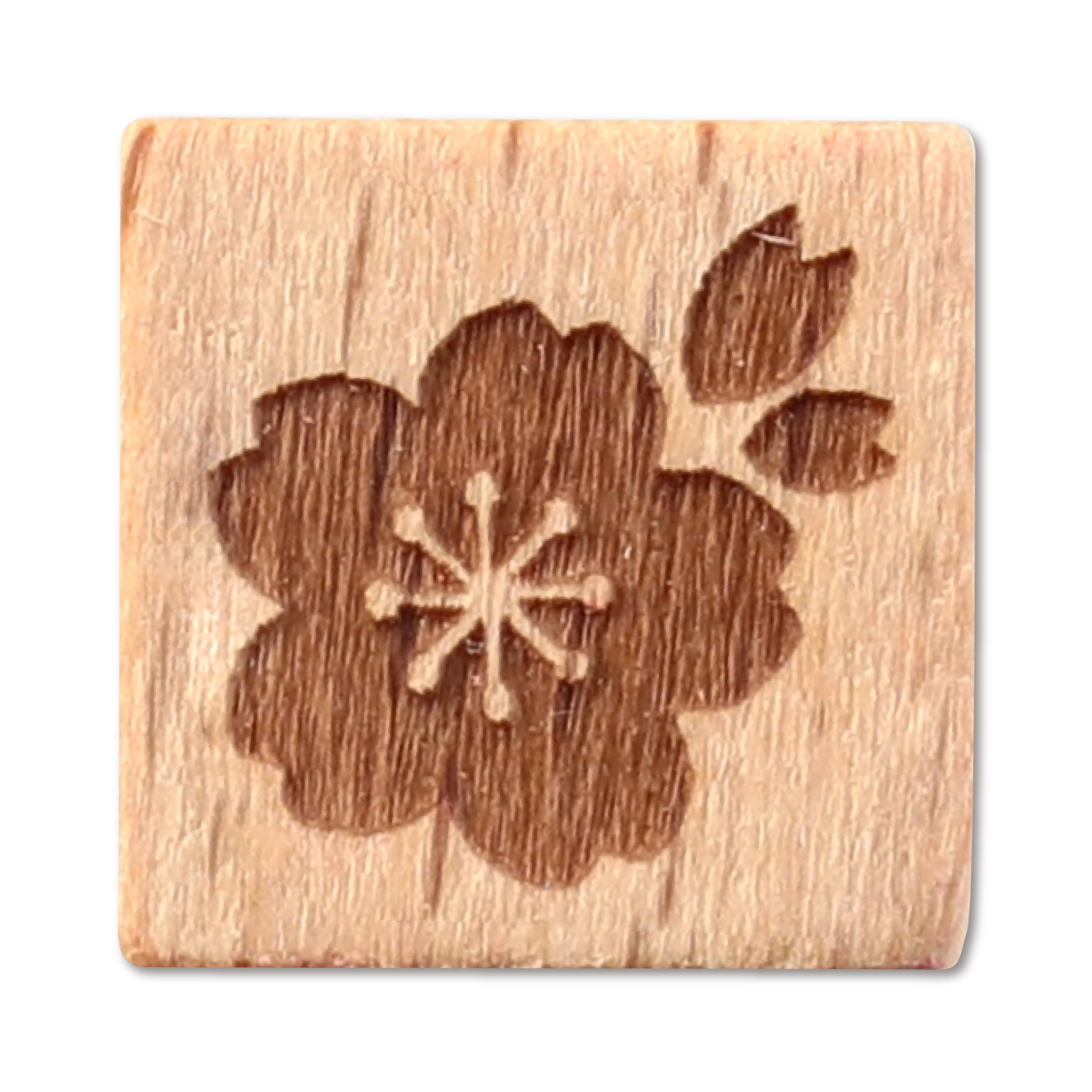 文具 / 木柄スタンプ10 ワールドファブリック 桜 単品 74761
