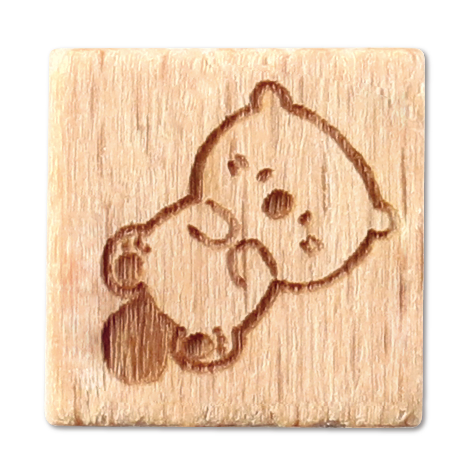 文具 / 木柄スタンプ10 ゆるいどうぶつ らっこ 単品 74764