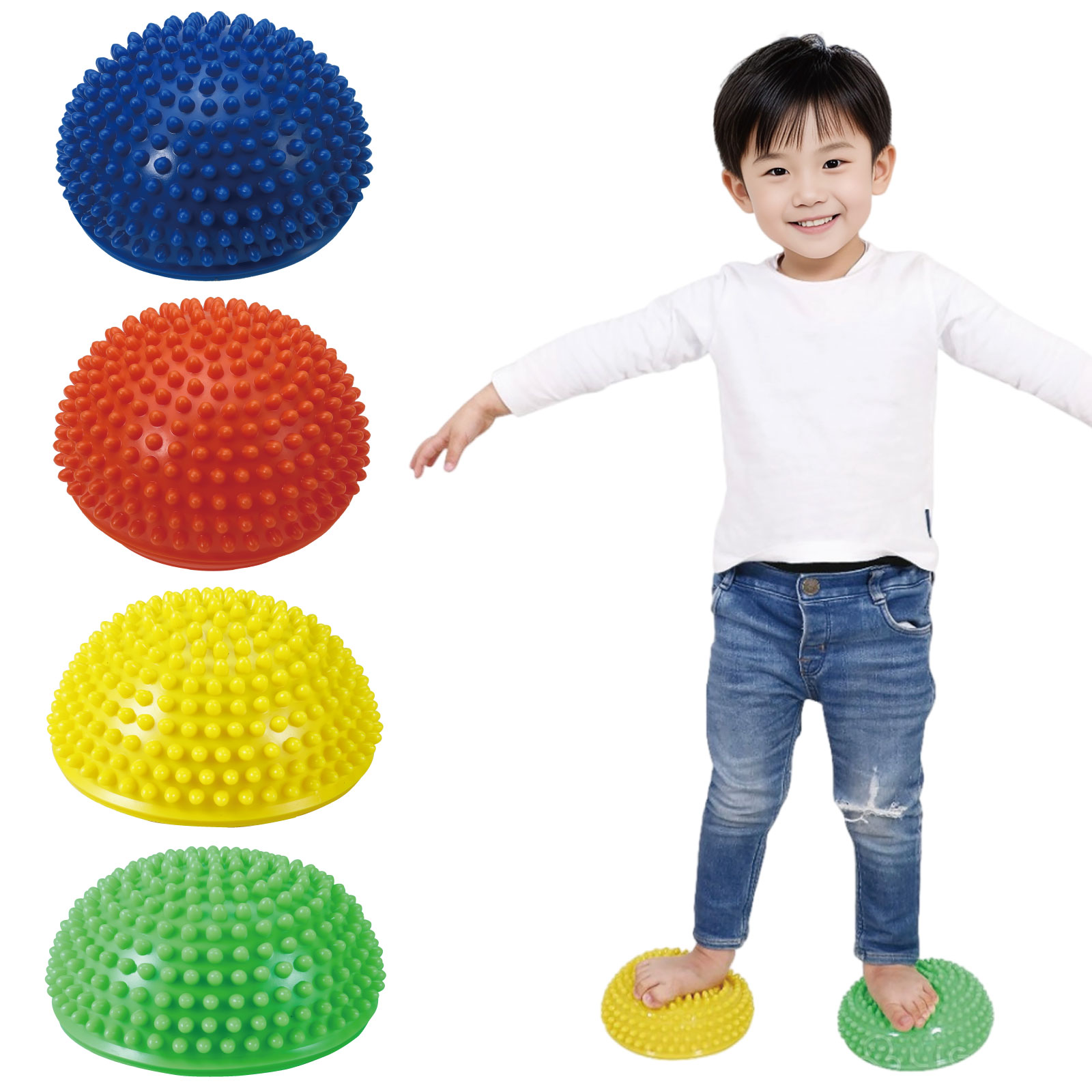 遊具・備品 / ハーフバランスボール 4個組 75847