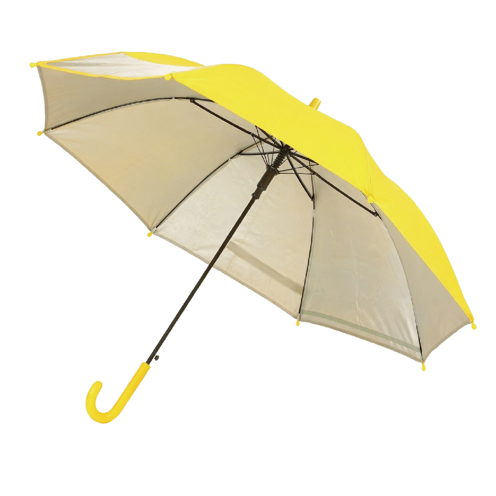 熱中症対策 / 晴雨兼用長傘 黄色 単品 75862