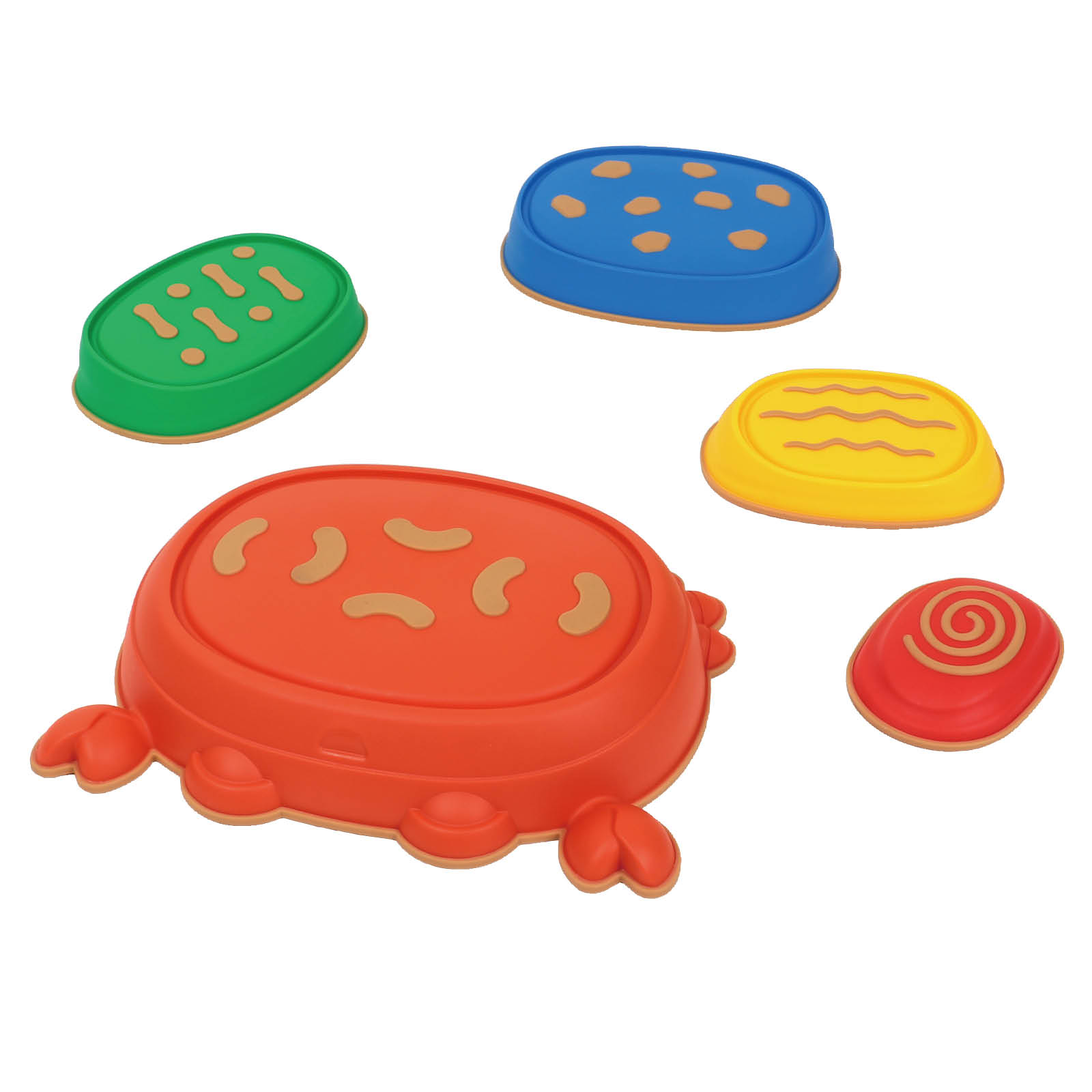 遊具・備品 / カラフルバランスストーン カニさん セット 75878