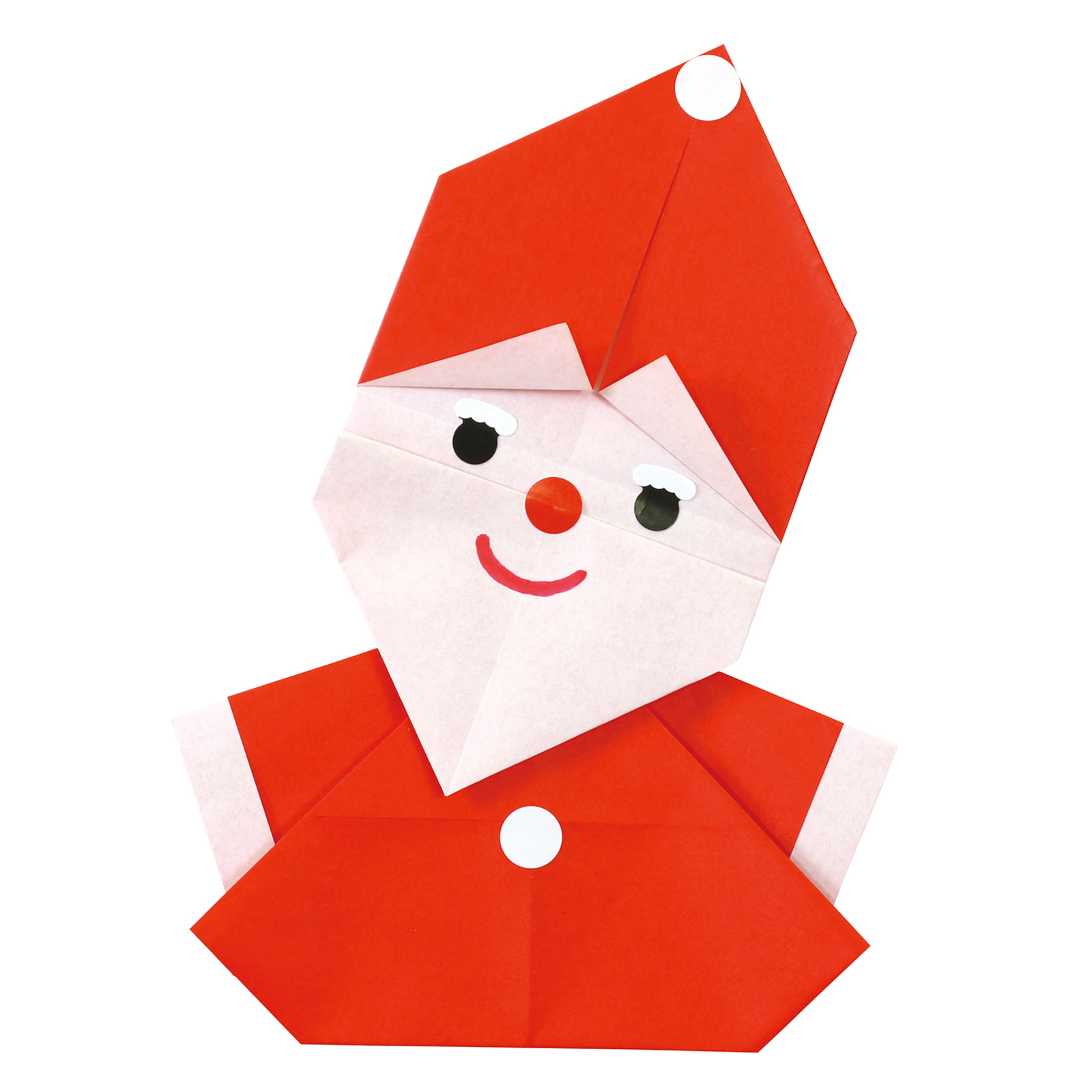 クリスマス / おりがみ サンタからメリークリスマスタウンセット 78108