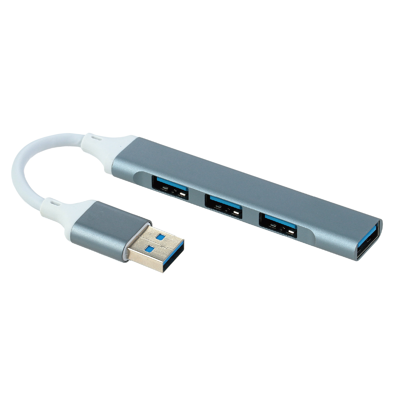 PC周辺用品 / 4ポートUSB拡張ハブ(Type-A) シルバー 単品 91410