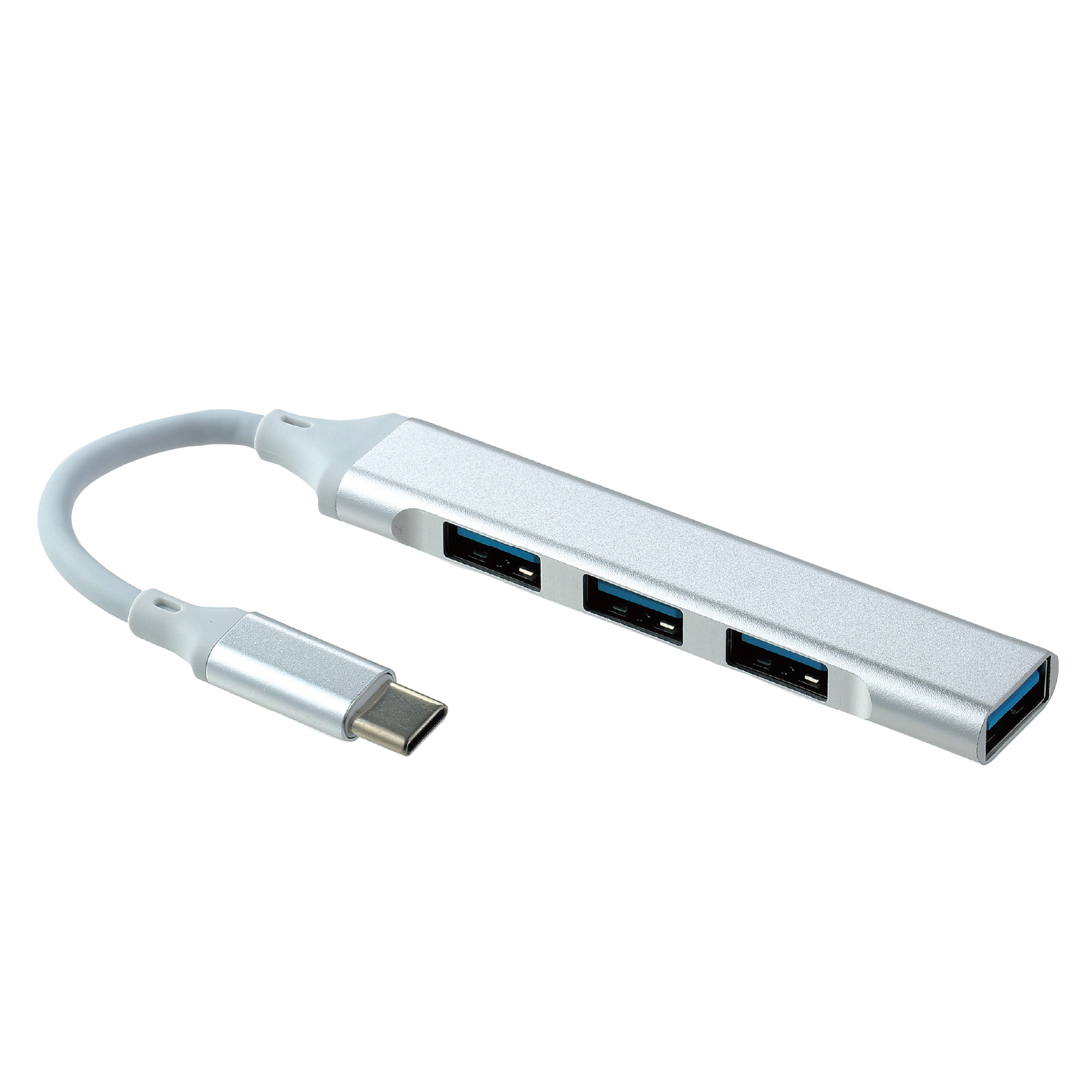 PC周辺用品 / 4ポートUSB拡張ハブ(Type-C) シルバー 単品 91411