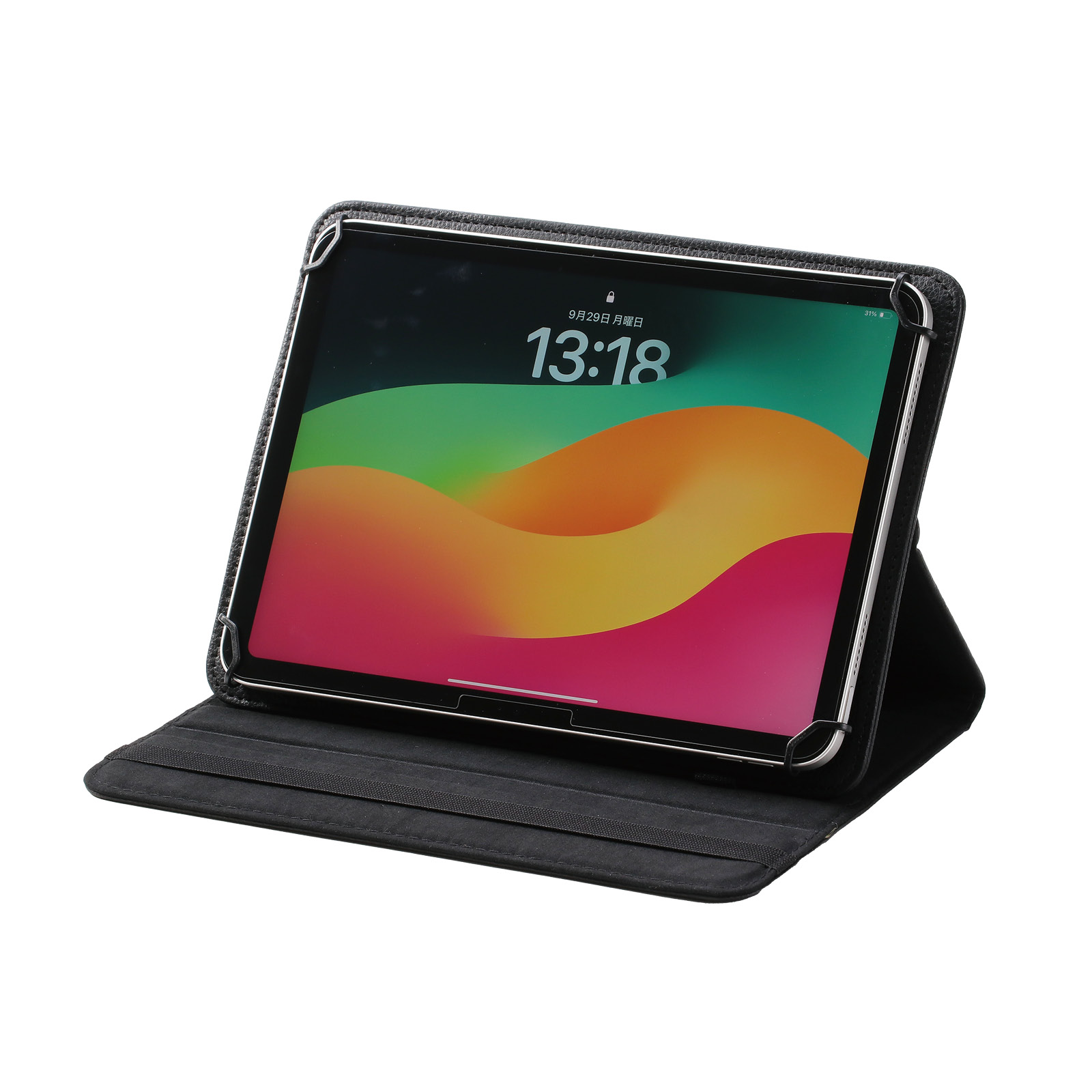 PC・タブレットケース / 多世代対応回転式タブレットケース ブラック 単品 91564