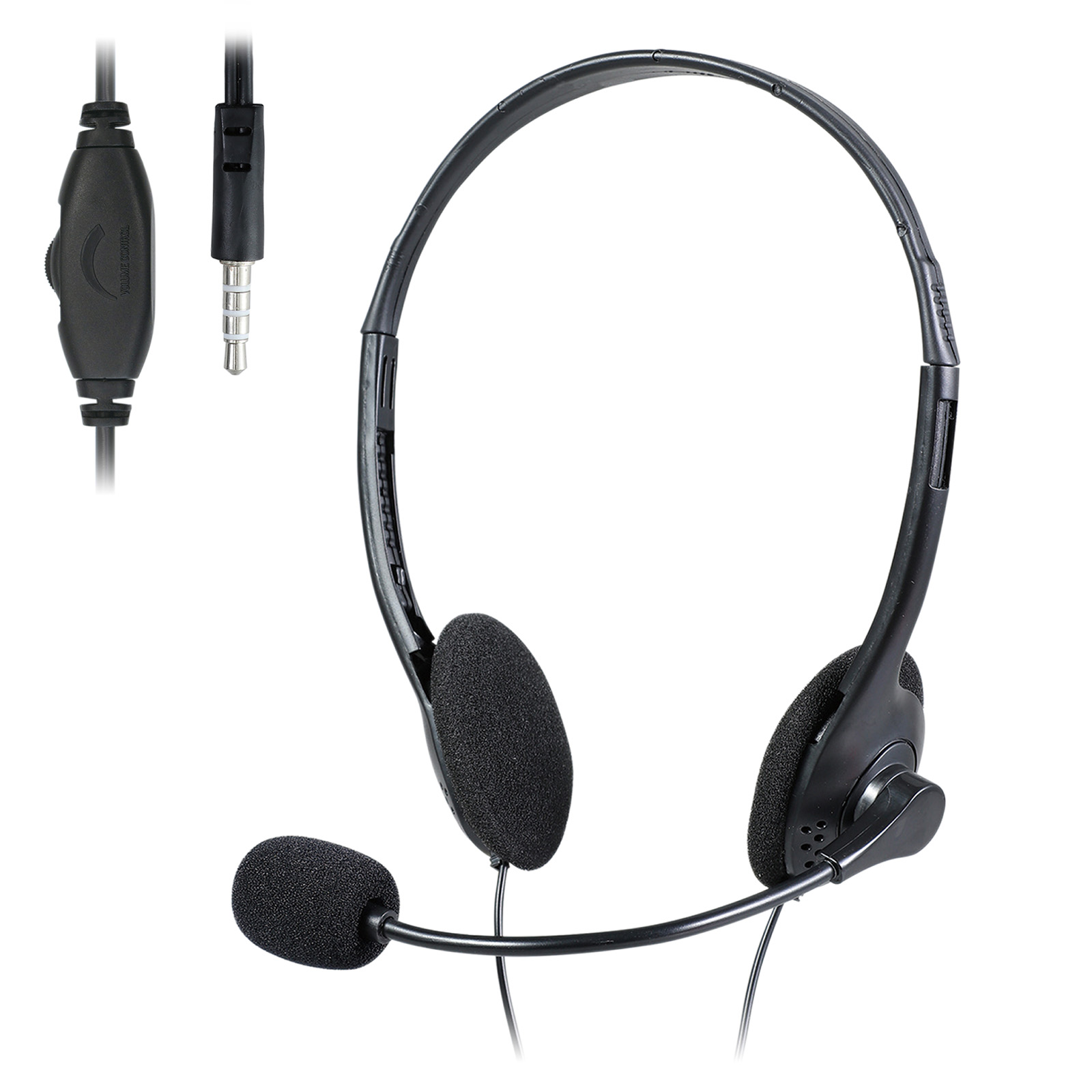 PC周辺用品 / ヘッドセット(プラグタイプ) 黒 91685