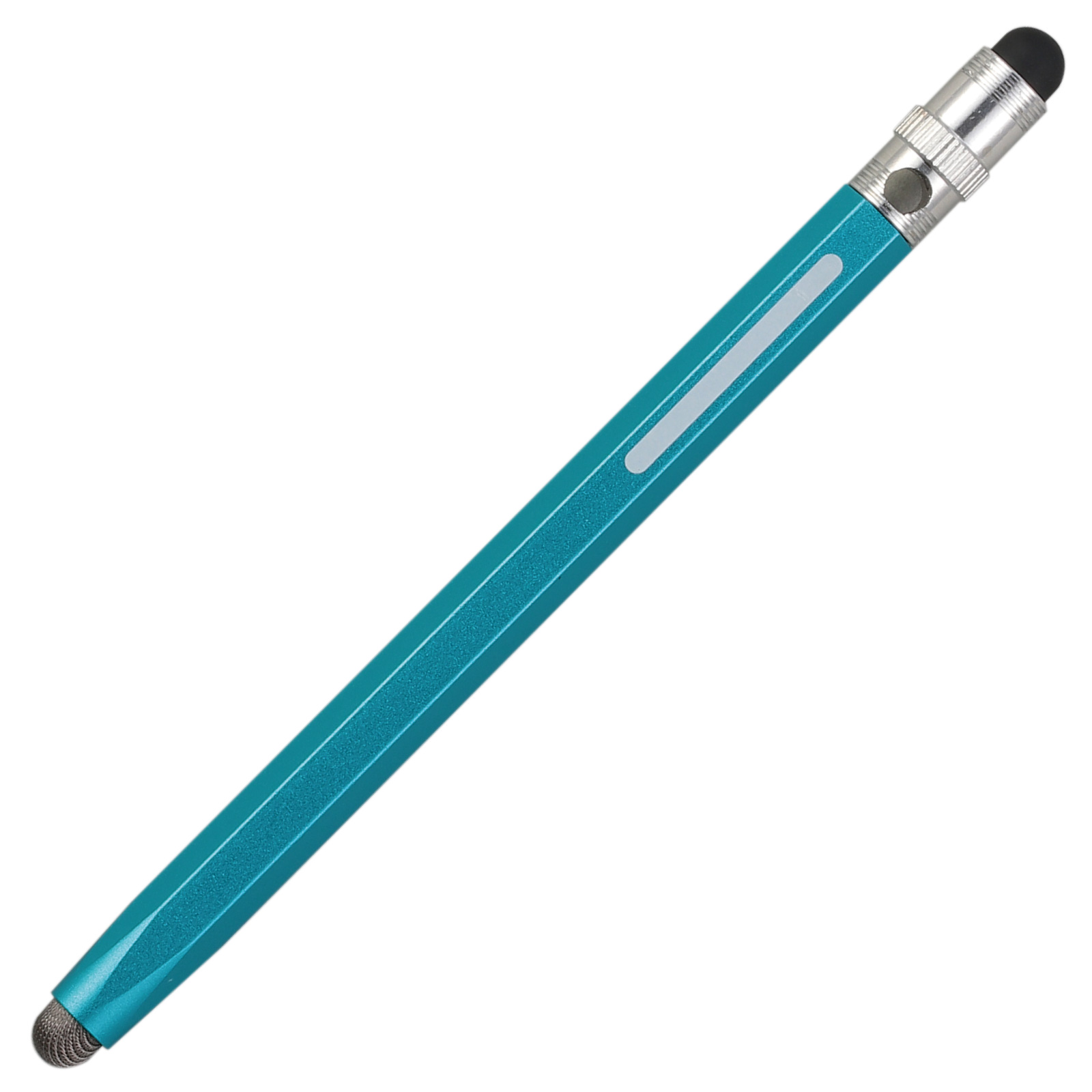 タッチペン / 2WAY鉛筆型六角タッチペン 水色 単品 91949