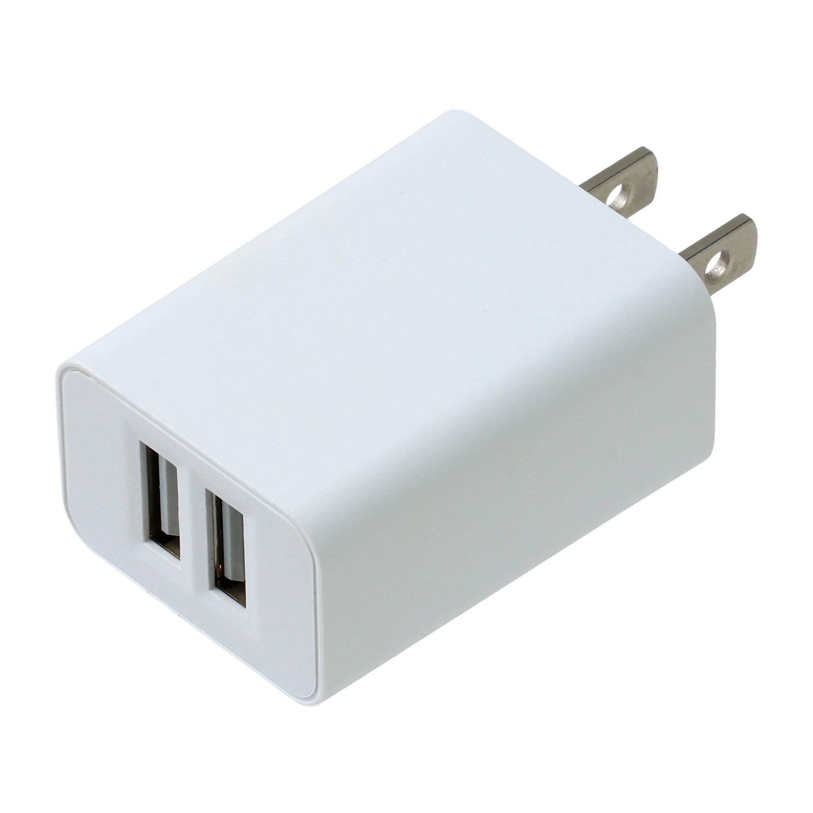 PC周辺用品 / 2ポートACアダプタ- A&A 5V-2A ホワイト 単品 91999