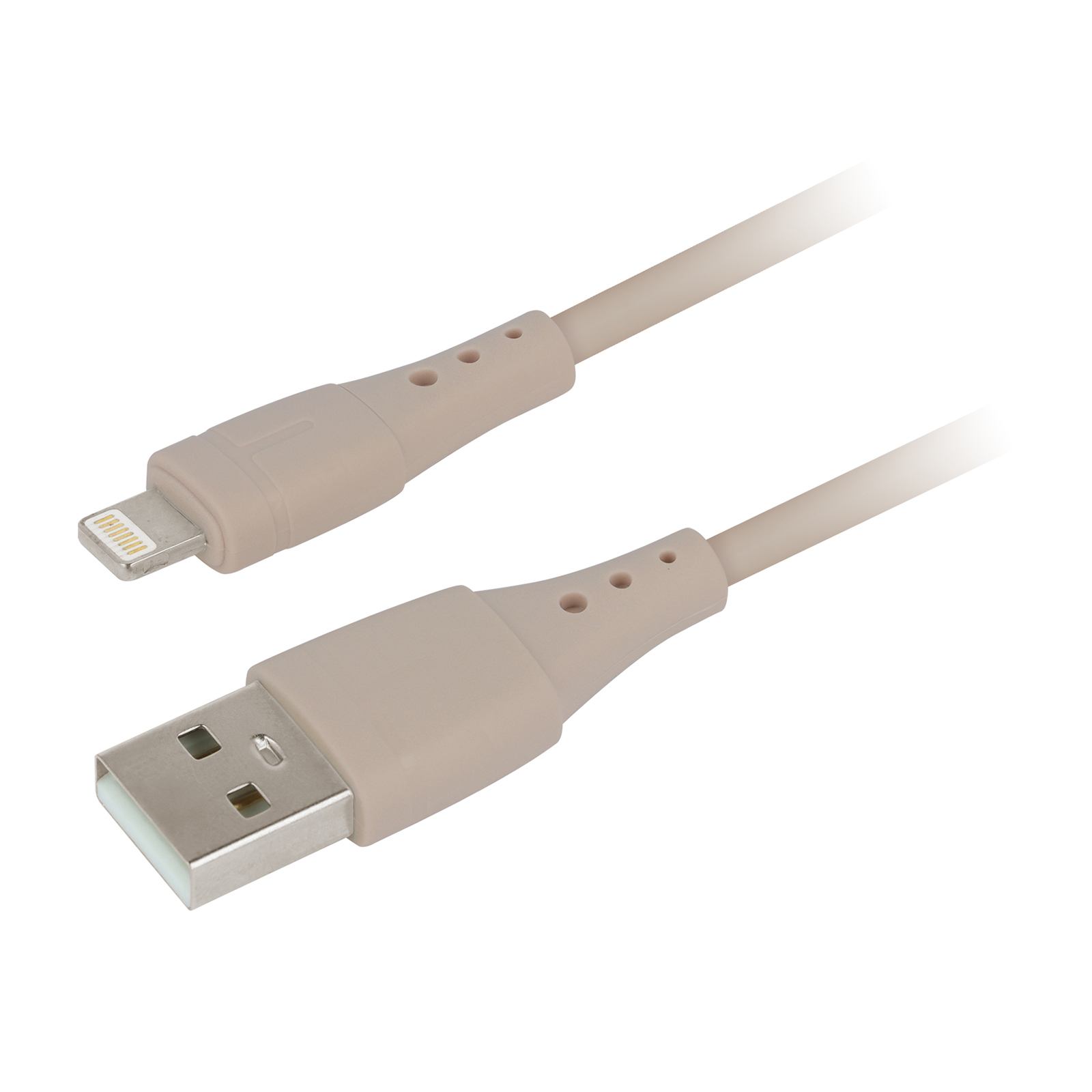 ライト / ライトニングケーブル 1m ストレートタイプ モカ 単品 92162