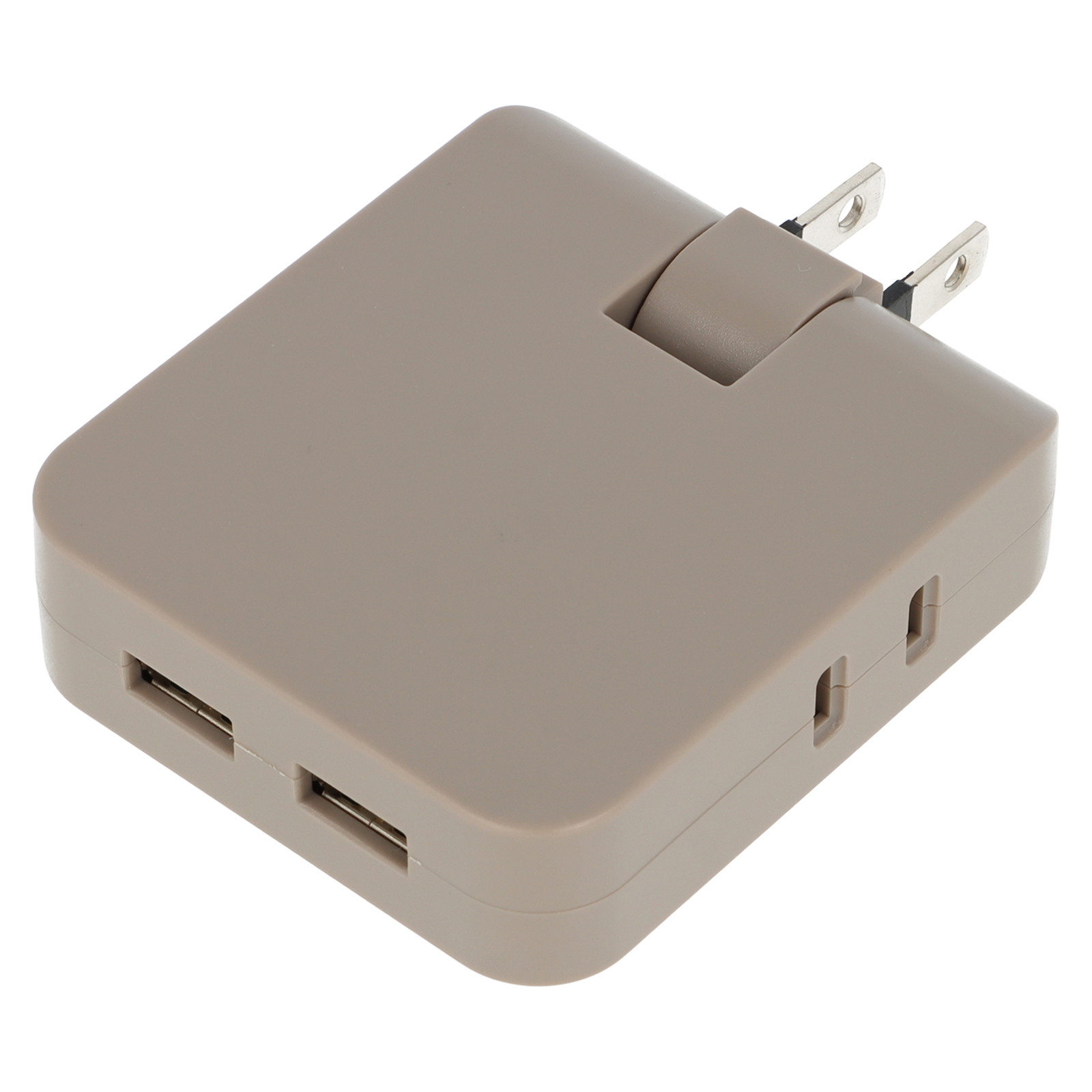 PC周辺用品 / USBポート付 コンセントタップ モカ 単品 92171
