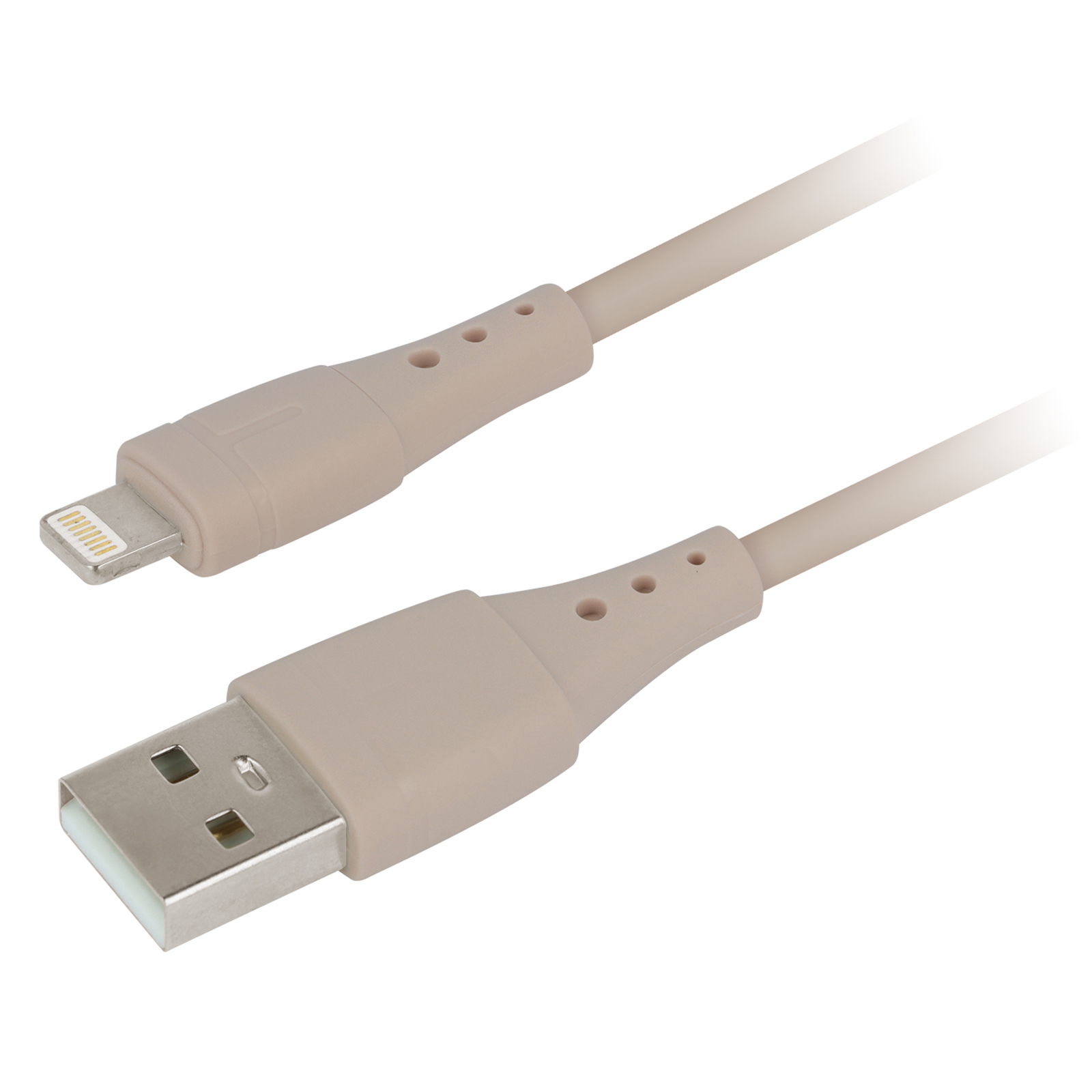 ライト / ライトニングケーブル2m ストレートタイプ モカ 単品 92204