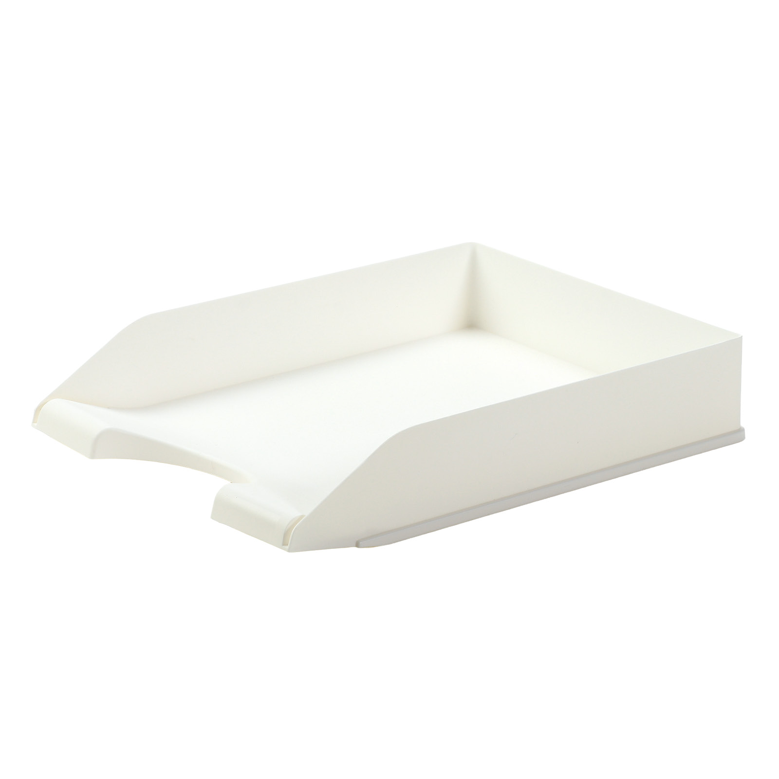 日用品 / スタッキングレタートレー A4 縦型 白 単品 92241