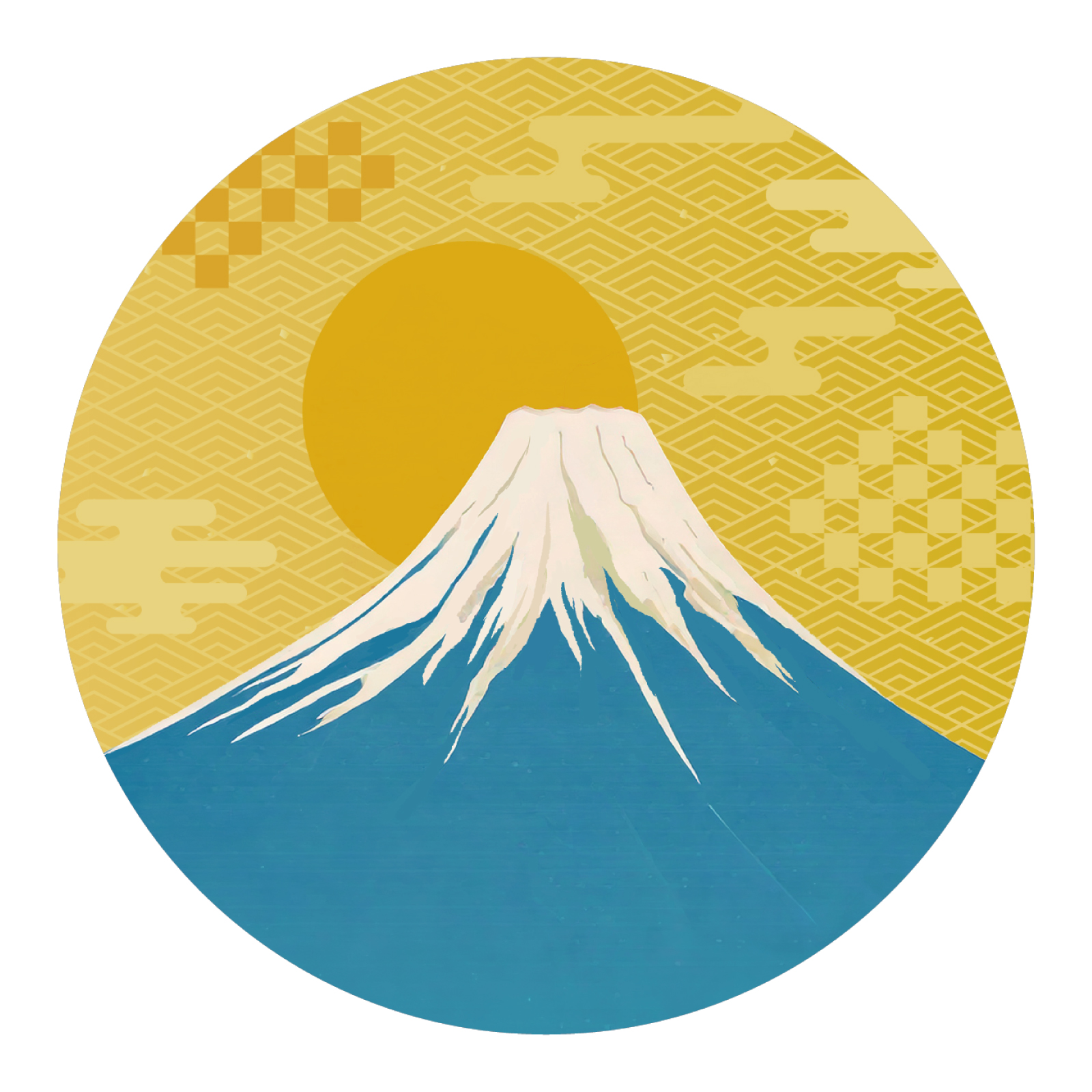 日用品 / 白雲石コースター 富士山柄 単品 92935