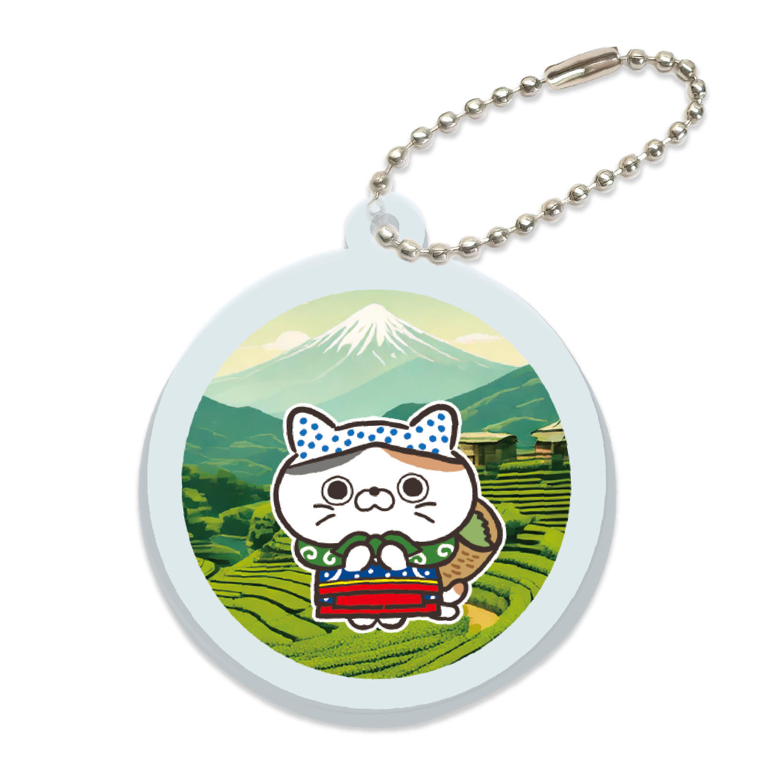 記念品 / ばけたびお茶 アクリルキーホルダー 丸形 単品 92939