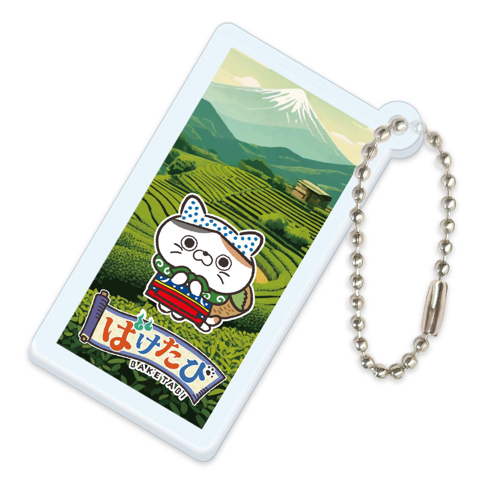 記念品 / ばけたびお茶 アクリルキーホルダー 四角 単品 92942