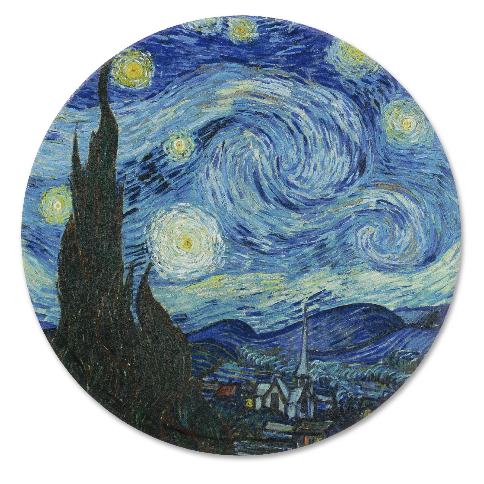 日用品 / 白雲石コースター名画 星月夜 単品 93012