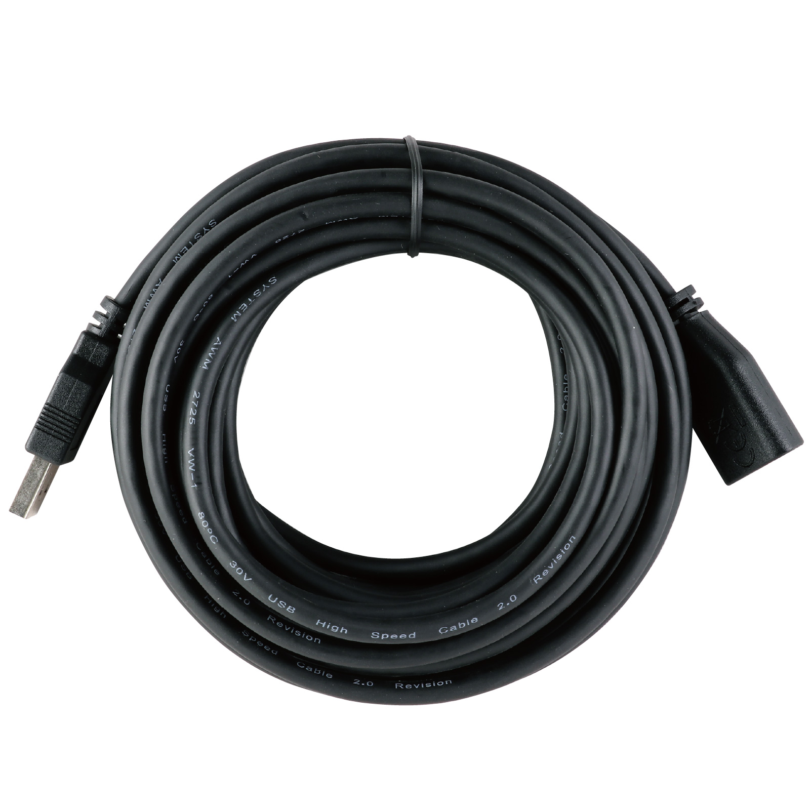 PC周辺用品 / 延長用USBケーブル(A-A)5m 黒 単品 95126
