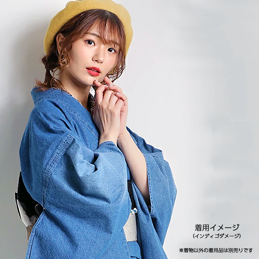 デニム着物　婦人　