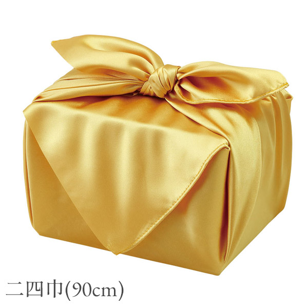 風呂敷 / サテン 無地 日本製 ポリエステル 90cm 48×50cm 二四巾 尺三巾 大判 小風呂敷 ギフトラッピング 包装 記念品 慶事