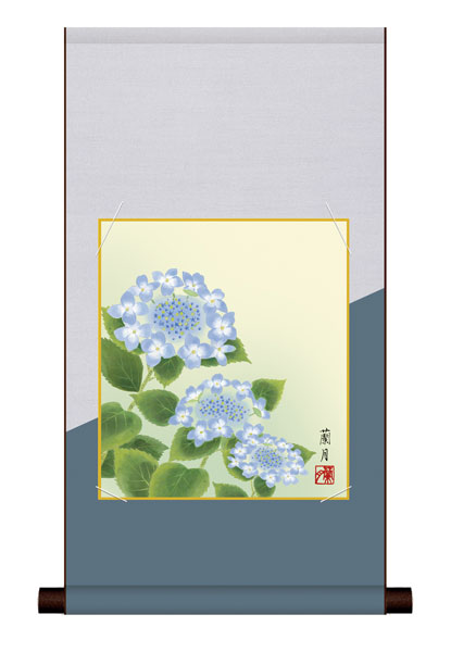 色紙掛け / 花鳥山水画 四季揃え 四季彩遷セット 紙色セット 平安純綿デザイン色紙掛