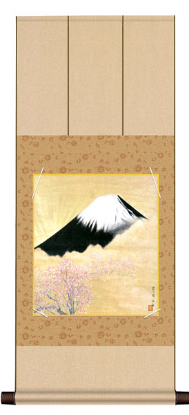 色紙掛け / 横山大観 輝八鉱 紙色セット 八坂緞子色紙掛
