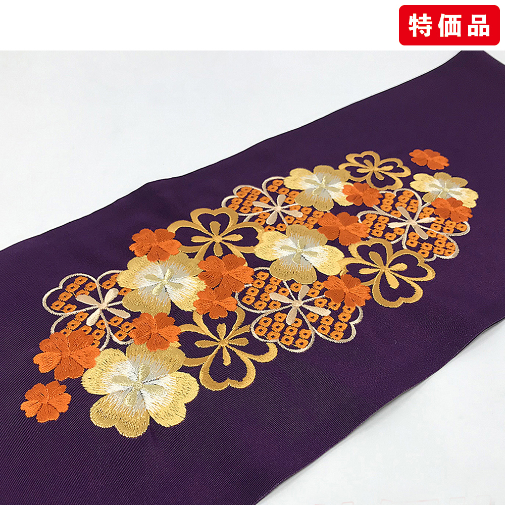 半衿 / 刺繡 桜鹿の子