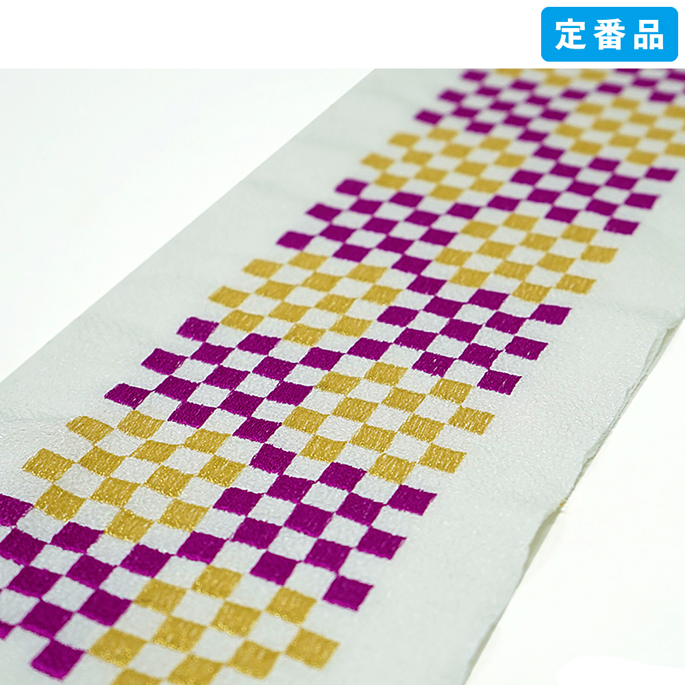 刺繍市松格子