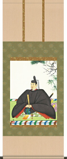 掛け軸 / 天神 小野 洋舟 端午の節句 こどもの日 初節句 お正月 天神様