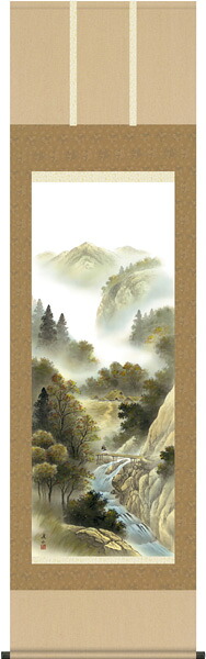 掛け軸 / 秋 四季賞翫 紅葉錦衣 伊藤 渓山