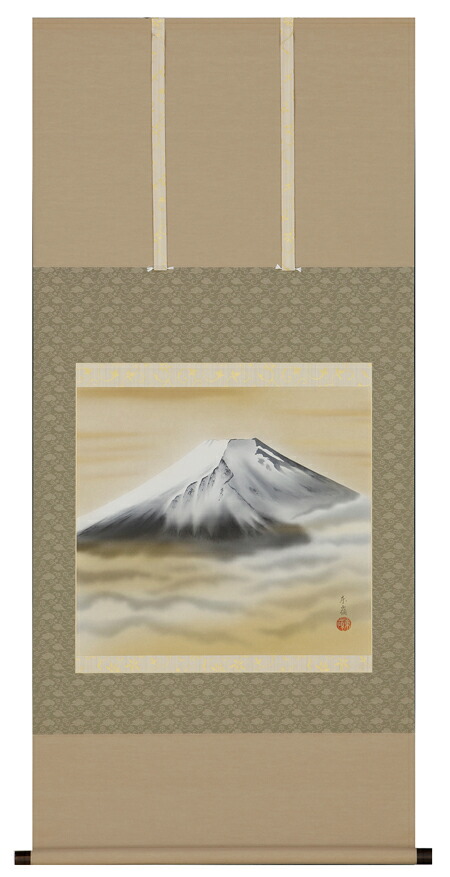 掛け軸 / 雲海富士 岩田 東嶺