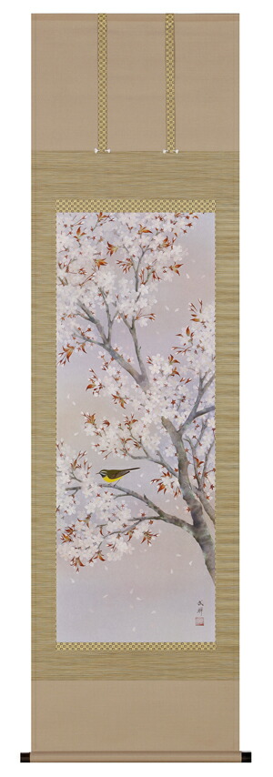 掛け軸 / 桜 河津 武禅