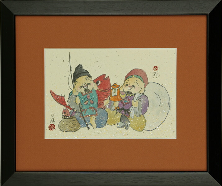 和額 / 額装作品 恵比寿大黒 藤 直晴 藤直晴