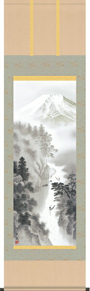 掛け軸 / 山水 翠漣