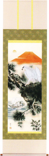 掛け軸 / 床の間 縁起開運 吉祥初夢満願図 小倉 錦雲 掛軸販売