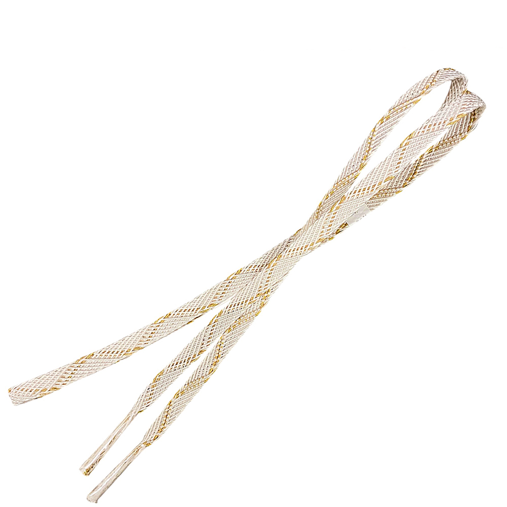帯締め / 礼装用 山形レース 白金 夏物