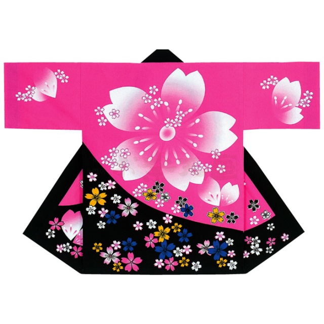 衣装関係・お祭り関連 / 半纏(はんてん・法被・はっぴ）　大桜柄