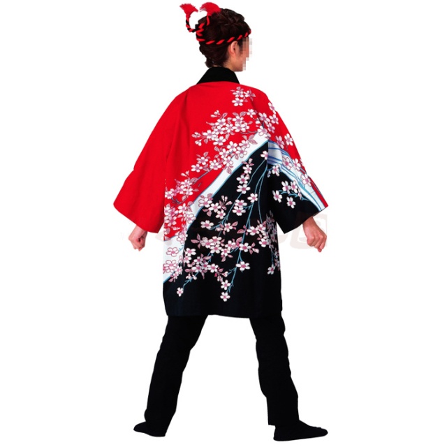 衣装関係・お祭り関連 / 半纏(はんてん・法被・はっぴ）　桜柄