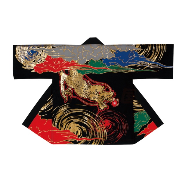 衣装関係・お祭り関連 / 半纏(はんてん・法被・はっぴ）　金箔龍