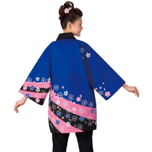 衣装関係・お祭り関連 / 半纏(はんてん・法被・はっぴ）・特殊染　小さい桜柄