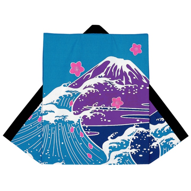 衣装関係・お祭り関連 / 袖無し半纏(はんてん・法被・はっぴ）　波と山