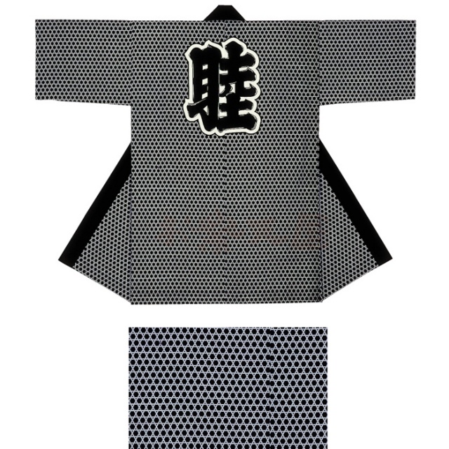衣装関係・お祭り関連 / 長半纏(はんてん・法被・はっぴ）　濃紺地背紋睦
