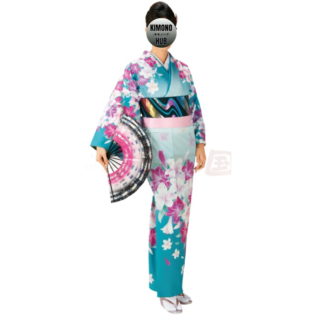 衣装関係・お祭り関連 / 【仕立て上がり】一越絵羽着物