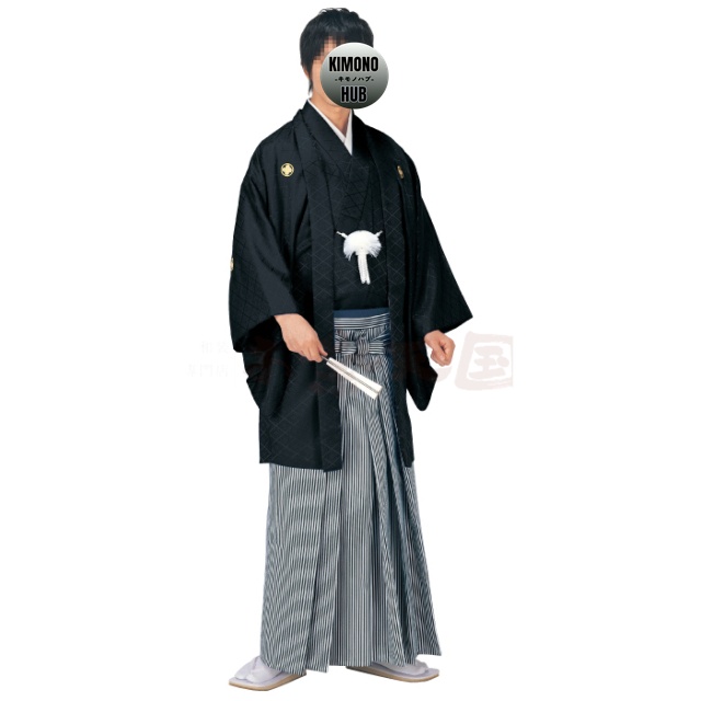 衣装関係・お祭り関連 / 【仕立て上がり】綸子羽織と袴下着物セット