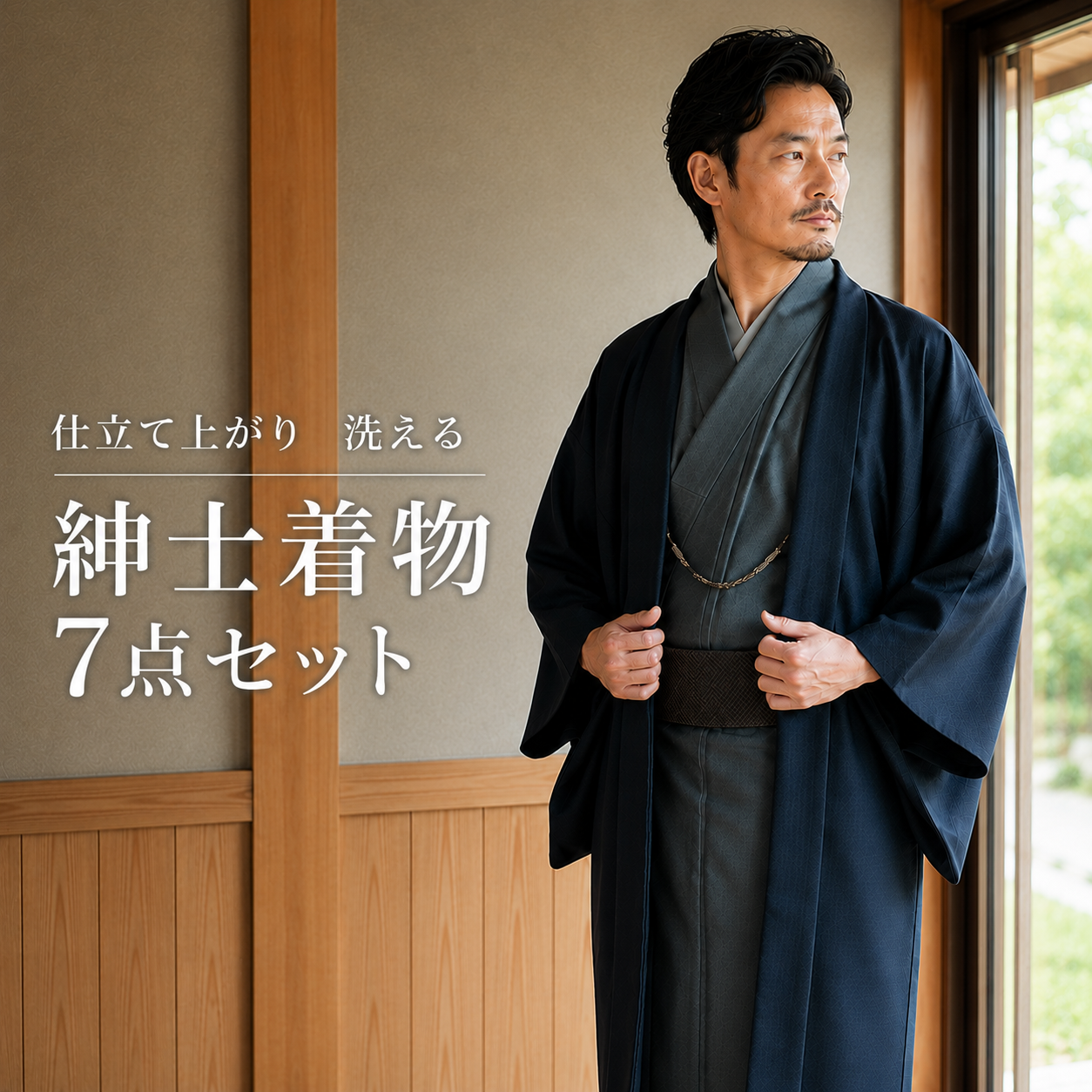 紳士着物/ アッシュ・エル H・L パパ着物  七五三 ｱﾝｻﾝﾌﾞﾙｾｯﾄNO.102/104