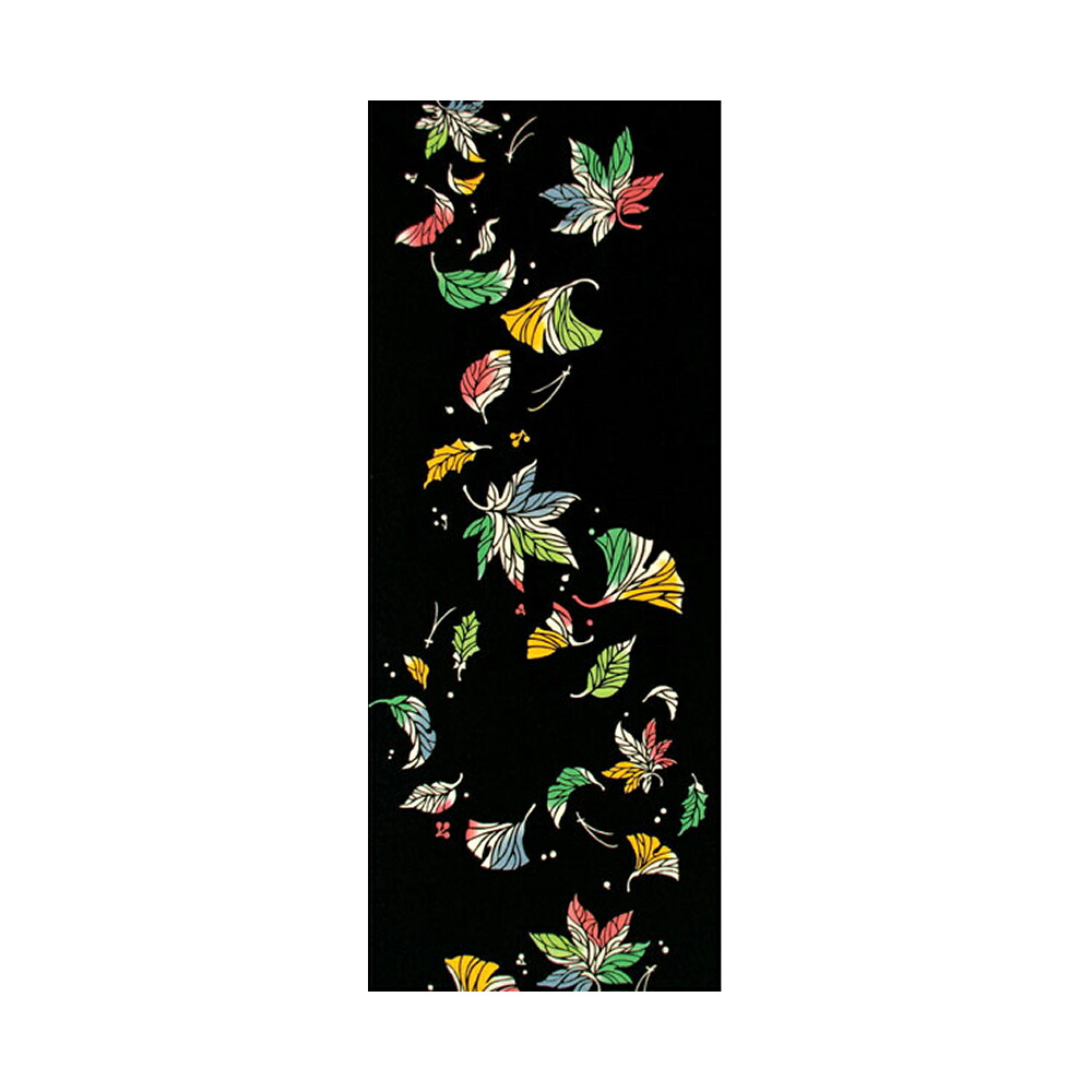 注染手ぬぐい / 手拭い てぬぐい 吹よせ紅葉 タペストリー インテリア 壁飾り 約35×90cm 綿100％ 日本製